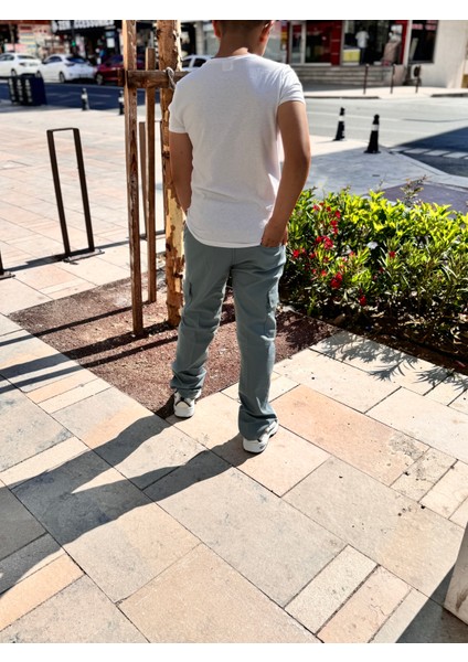 Çocuk Kargo Cepli Eşofman Belli Okul Pantolonu modelleri