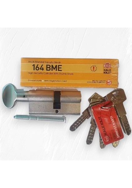 164BME Bilyalı Mandallı Barel Nikel 68 mm fiyatları