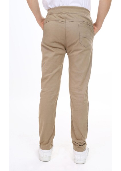 Çocuk Lastikli Esnek Slim Fit Okul Pantolonu fırsatları