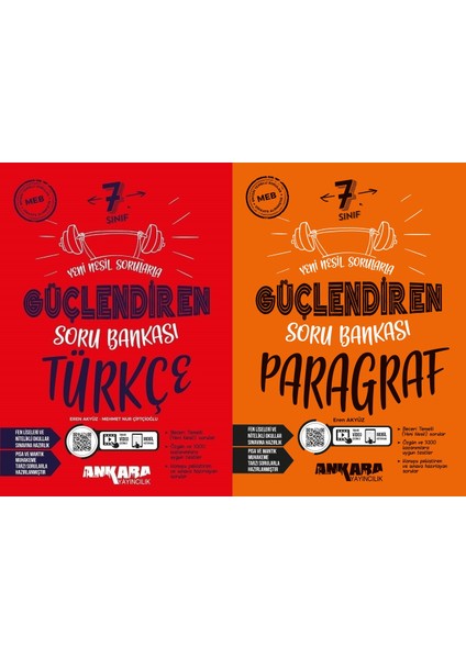 7. Sınıf Türkçe - Paragraf Güçlendiren Soru Bankası Seti