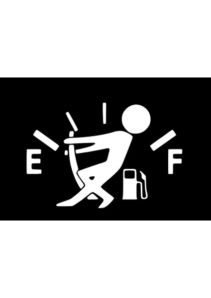 Depo Kapağı Göstergeli Özel Sticker