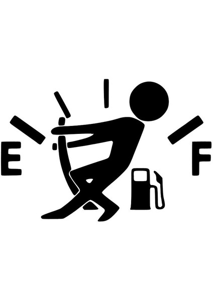 Depo Kapağı Göstergeli Özel Sticker