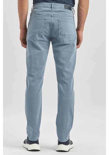 Koyu Turkuaz Düz Gabardin Slim Fit Casual Pantolon 1003240319 indirimleri