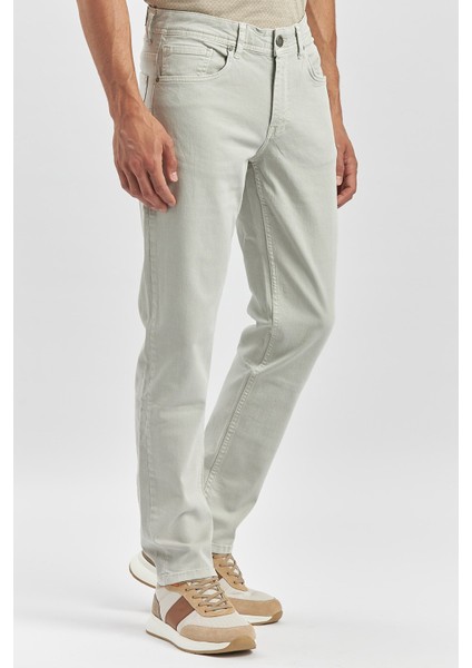 Taş Rengi Düz Gabardin Slim Fit Casual Pantolon 1003240319 modelleri