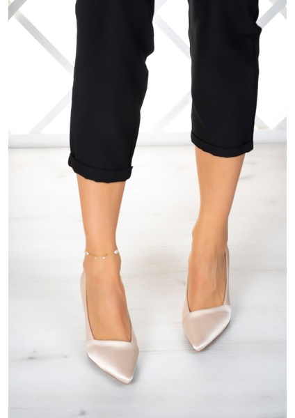 Laura Plus Ten Saten Abiye Ayakkabı modelleri