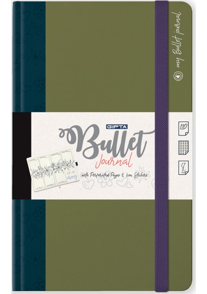 Gıpta Ajanda Bullet Journal 17X24 Sert Kapak 154-PSK-12 Adet