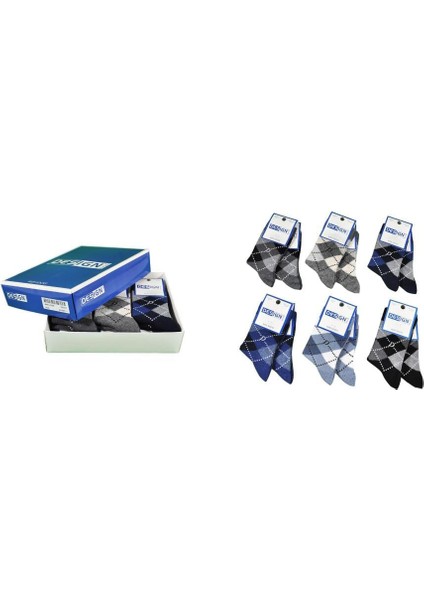 Design Çocuk Pamuklu Çorap 6 'li