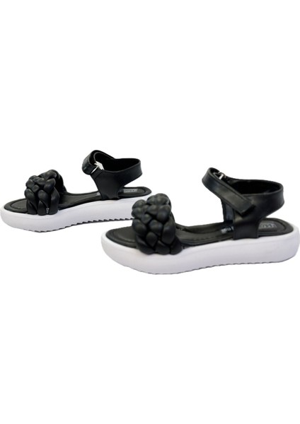 Kafkaslar Yeni Moda Örgü Desenli Yumuşak Kız Çocuk Sandalet fiyatları