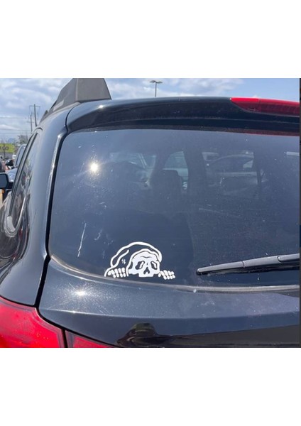 Bagajdan Bakan Iskelet Araba Oto Motosiklet Sticker 00112 fiyatları
