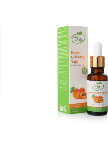 Premium Saf ve Doğal Kayısı Çekirdeği Yağı 20ml