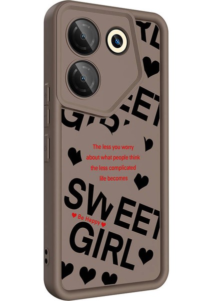 Tecno Camon 20 Pro 5g Kılıf Kamera Korumalı Baskılı Arka Yüzey Klas Kapak