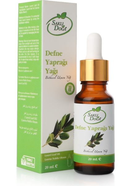 Premium Saf ve Doğal Defne Yaprağı Yağı 20ml