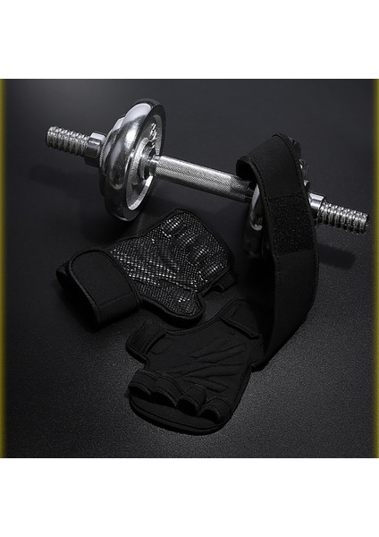 Siyah Stil Xl Boyutu Ağırlık Kaldırma Egzersiz Spor Eldiven 1 Çift Eğitim Eldiven Bilek Desteği Spor Erkek Kadın Palmiye Koruma Pull-Up Jimnastik Kavrama (Yurt Dışından) modelleri