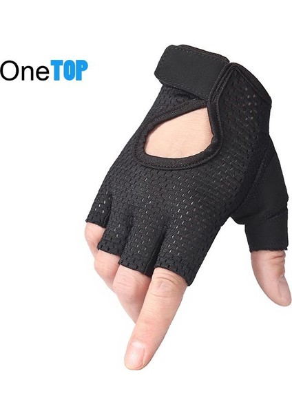 Gri Tarzı M Boyutu Halter Eldiveni Spor Salonu Eldiveni Yarım Parmak Nefes Kaymaz Jel Pedi Vücut Geliştirme Eğitimi Halter Fingerlessglove (Yurt Dışından) modelleri
