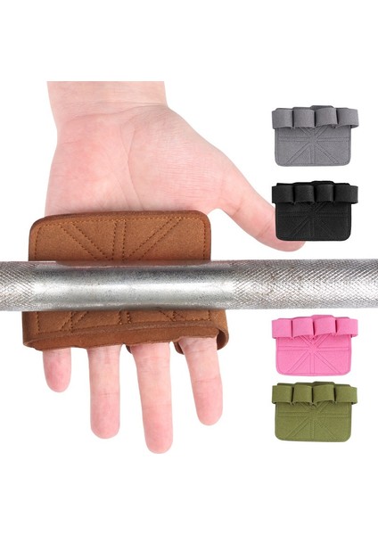 Kahverengi Tarzı Deri Ağırlık Kaldırma Eğitim Eldiven Palm Koruma Kadın Erkek Spor Spor Jimnastik Sapları Pull Up Halter Egzersiz (Yurt Dışından) fiyatları