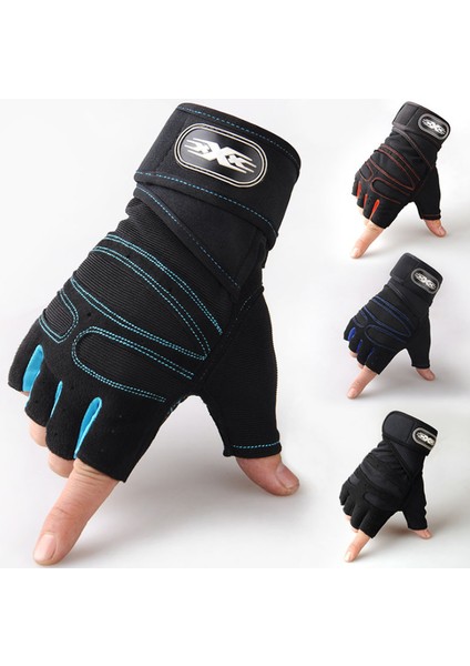 No.3 Tarzı Xl Boyutu Vücut Geliştirme Eğitimi Spor Gym Fitness Eldiven Erkekler Kadınlar Için Eldiven Ağırlık Egzersizleri Yarım Parmak Kaldırma Eldiven (Yurt Dışından) modelleri