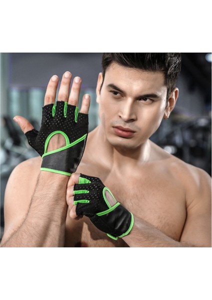Yeşil Tarzı L Boyutu 1 Çift Kaymaz Hafif Vücut Geliştirme Spor Salonu Fitness Hafif Nefes Alabilir Yeşil Eldiven (Yurt Dışından) fırsatları