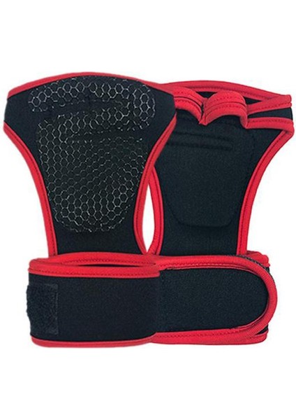 Kırmızı Stil M Boyutu Kaymaz Spor Halter Bilek Desteği El Koruma Kayak Kayak Palm Spor Eldiven Bileklik Rulo Snowboard (Yurt Dışından)