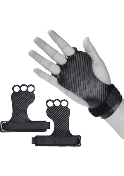Siyah Stil Küçük Ağırlık Kaldırma Için Karbon Jimnastik El Sapları Crossfit Pullups Egzersiz Palm Koruyucu Spor Salonu Kavrama Eldiven Yenı Ergonomık Tasarım (Yurt Dışından) fiyatları