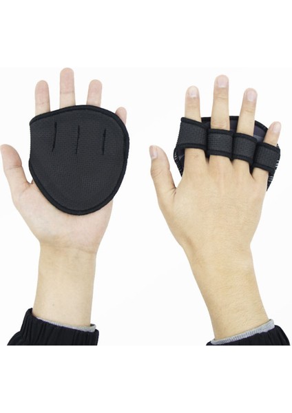 A-5 Tarzı Unisex Anti Patinaj Ağırlık Kaldırma Eğitim Eldivenleri Spor Spor Dambıl Sapları Pedleri Spor Salonu Bench Press Egzersizleri El Palm Koruyucu (Yurt Dışından)