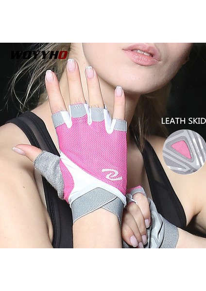 Siyah Stil L Boyutu Profesyonel Spor Salonu Eldiveni Kadın Ağırlık Kaldırma Crossfit Egzersiz Spor Eldiven Nefes Vücut Geliştirme Yarım Parmak El Koruyucu (Yurt Dışından) indirimleri