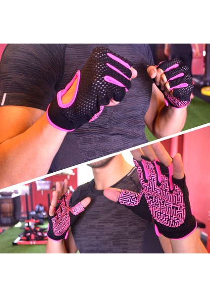 MK100-1PEMBE Tarzı M Boyutu Moreok Lycra Gym Fitness Egzersiz Ağırlık Kaldırma Eldiveni Ayarlanabilir Askı ile Nefes Alabilir Kaymaz Plam (Yurt Dışından) indirimleri