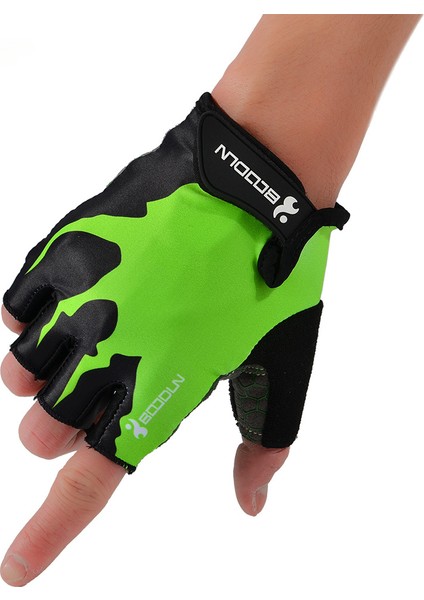 Yeşil Tarzı S Boyutu Yeni Dayanıklı Spor Eldiven Nefes Silikon Kaymaz Yarım Parmak Spor Halter Eldiveni (Yurt Dışından) fırsatları
