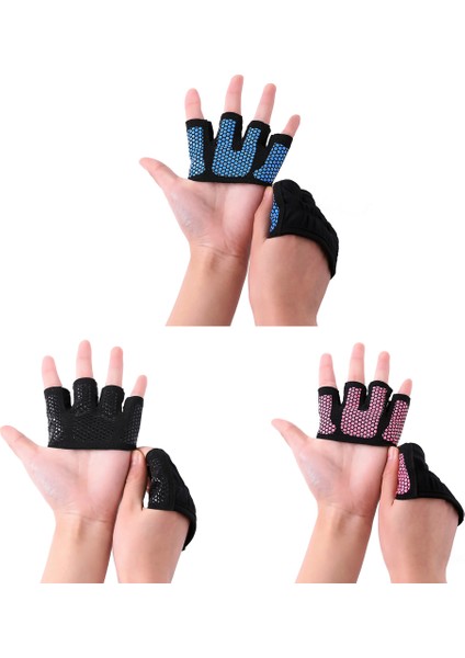 No.2 Stili Xl Boyutu Kaymaz Halter Eldiveni Nefes Alabilir Yarım Parmak El Tutucular Spor Salonu Palmiye Koruyucu (Yurt Dışından) modelleri