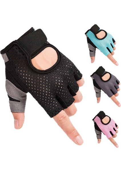 Gri Tarzı M Boyutu Profesyonel Spor Eldiven Kaymaz Yoga Egzersiz Yarım Parmak Erkek Kadın Güç Ağırlık Kaldırma El Koruyucusu Bisiklet Aksesuarı (Yurt Dışından) fırsatları