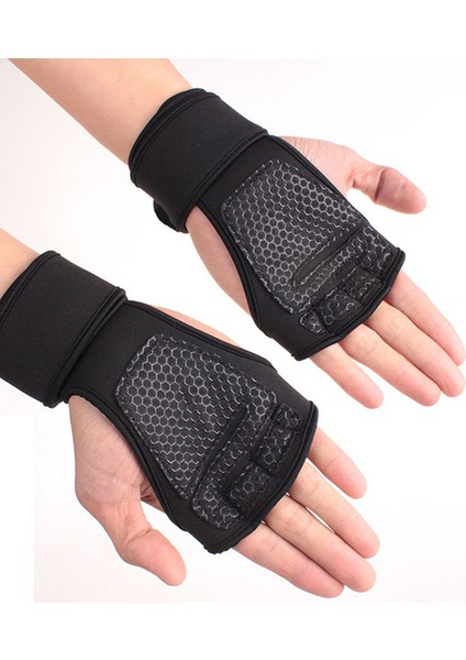 Kırmızı Stil L Boyutu Ağırlık Kaldırma Eğitim Eldiven Kadın Erkek Spor Spor Vücut Geliştirme Jimnastik Sapları Spor El Palm Bilek Koruyucu Eldiven (Yurt Dışından) indirimleri