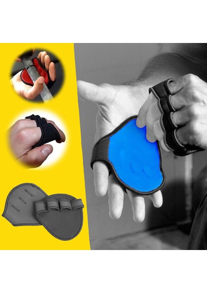 Kırmızı Stil M Boyutu Neopren Spor El Palmiye Halter Eldiveni Açık El Koruması Spor Spor Palmiye Koruması Dumbell Halter Powerlifting (Yurt Dışından)