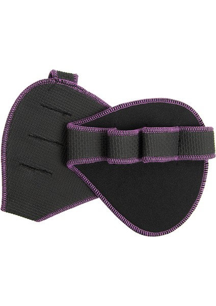 Mor Tarzı Unisex Anti Patinaj Ağırlık Çapraz Eğitim Eldiven Kaldırma Palmiye Dambıl Sapları Pedleri Spor Salonu Egzersiz Fitness Spor El Koruyucusu (Yurt Dışından)