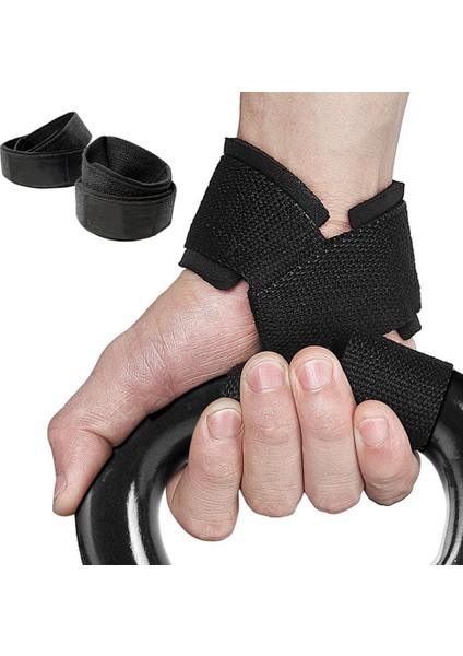 Siyah Stil Fitness Sert Çekme Kaldırma Kayışları Bileklik Anti-Kaygan Kavrama Kaldırma Kayışları Spor ve Bilek Ekipmanları Eğitim Kaldırma Kayışları (Yurt Dışından) modelleri
