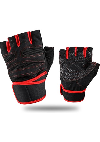 Turuncu Tarzı Xl Boyutu Eldiven Crossfit Spor Eldiven Kadın Erkek Ağırlık Kaldırma Eğitimi Vücut Geliştirme Spor Eldiven Jimnastik Eldiven Bilek Koruma (Yurt Dışından)