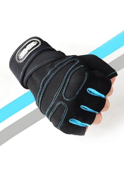 A03 Tarzı Xl Boyutu Gym Fitness Ağır Eğitim Eldiven Erkek Kadın Vücut Geliştirme Yarım Parmak Kaymaz Eldiven Bilek Desteği Halter Spor (Yurt Dışından) fiyatları