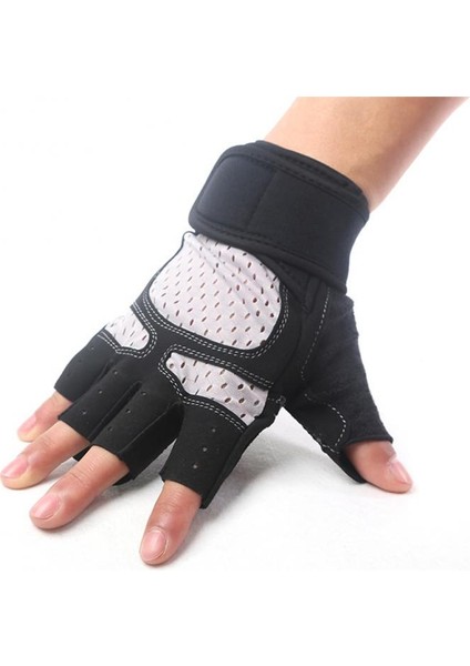 No.7 Tarzı Açık Spor Bisiklet Eldiven Mitten Erkek Kadın Bisiklet Binme Eldiven Renk Yarım Parmak Eldiven Spor Halter Eldiveni. (Yurt Dışından)