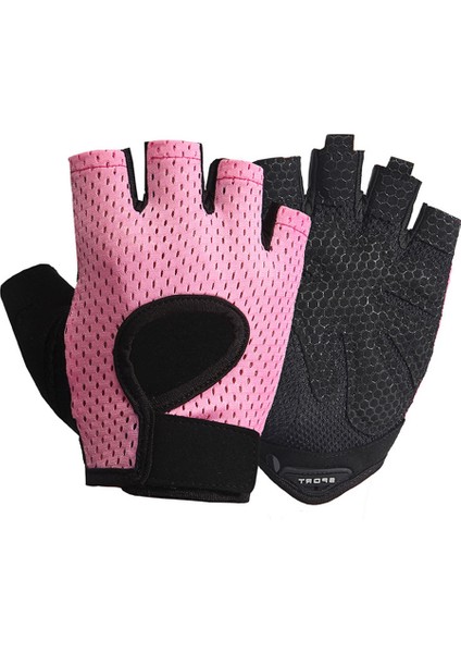 Pembe Tarzı M Boyutu Aoutdoor9 Eldiven Motosiklet Bisiklet Aksesuarları Ekipman Kaleci Bisikleti Parmaksız Erkek Spor Halter Taktik Çalışma mt (Yurt Dışından) indirimleri