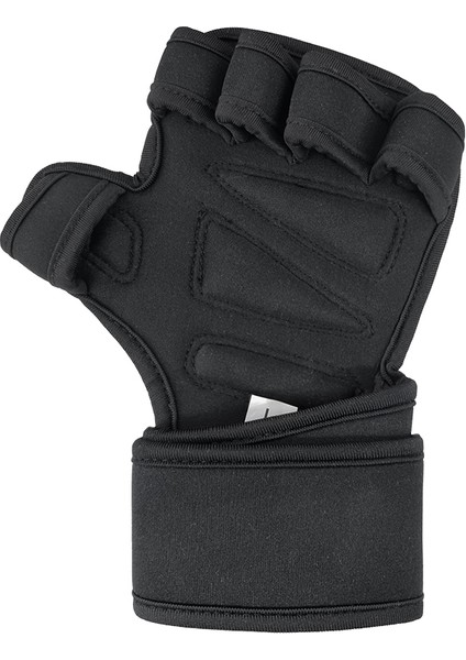 Siyah Stil M Boyutu 1 Çift Ağırlık Kaldırma Eğitimi Kadın Erkek Spor Spor Vücut Geliştirme Jimnastik Sapları Spor El Palm Koruyucu Eldiven (Yurt Dışından)