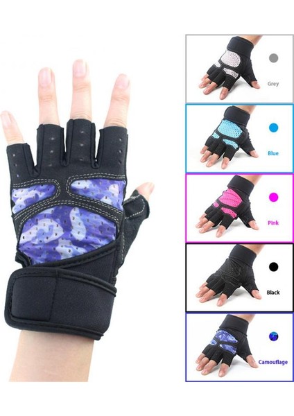 No.4 Stili Açık Spor Bisiklet Eldiven Mitten Erkek Kadın Bisiklet Binme Eldiven Renk Yarım Parmak Eldiven Spor Halter Eldiveni. (Yurt Dışından) modelleri