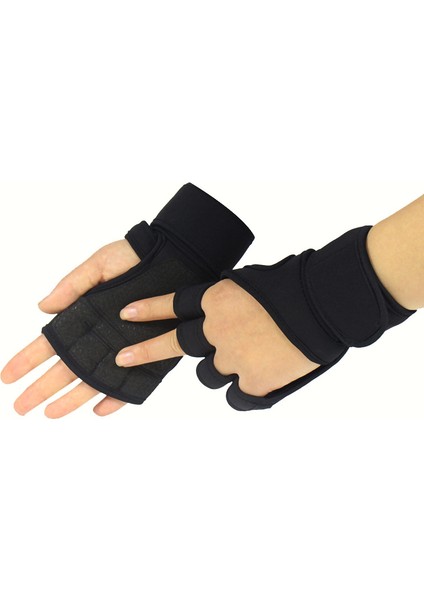 Re Tarzı Xl Boyutu Havalandırmalı Ağırlık Kaldırma Egzersiz Eldivenleri Dahili Bilek Sargıları ile Erkekler ve Kadınlar Için Gym Fitness Çapraz Eğitim El Desteği (Yurt Dışından) modelleri