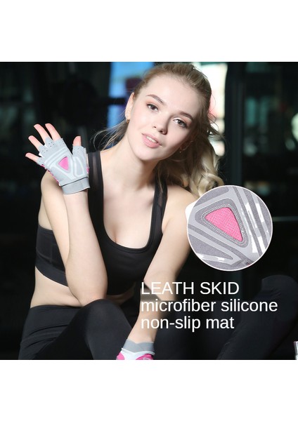 Siyah Stil L Boyutu Yoga Fitness Yarım Parmak Eldiven Kaymaz Nefes Kadın Spor Salonu Profesyonel Spor Vücut Geliştirme Halter Sürüş Donanımları (Yurt Dışından) modelleri