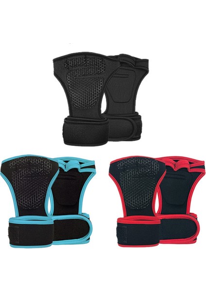 Siyah Stil Xl Boyutu 1 Çift Ağırlık Kaldırma Eğitim Eldivenleri Kadın Erkek Spor Spor Vücut Geliştirme Jimnastik Sapları Spor Salonu El Avuç Içi Koruyucu Eldiven (Yurt Dışından) modelleri