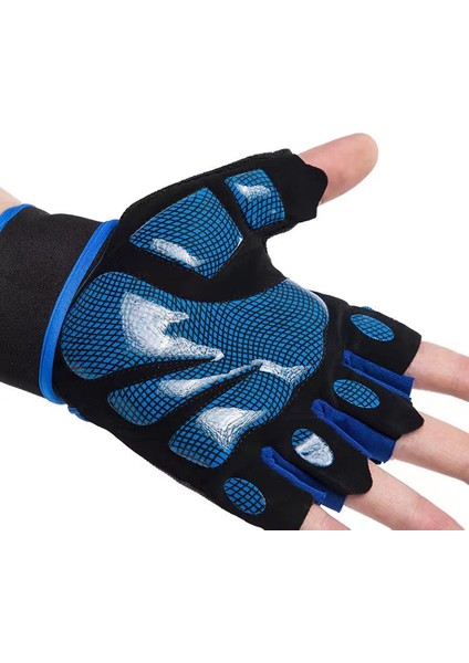 Turuncu Tarzı 1 Çift Spor Halter Eğitim Eldiven Vücut Geliştirme Yarım Parmak Eldiven Kaymaz Genişletilmiş Bilek Desteği Halter Spor (Yurt Dışından) modelleri