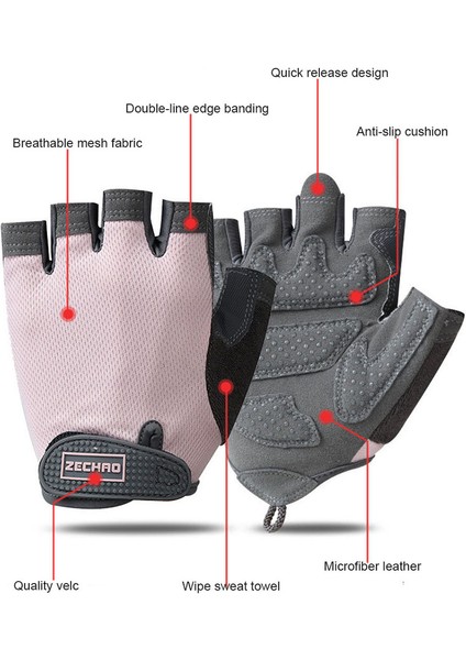 Mavi Stil L Boyutu Loogdeel Kaymaz, Anti-Ter Yarım Parmak Halter Eldiveni Erkek Kadın Nefes Anti-Şok Dayanıklı Spor Salonu Eldiveni Yetişkin (Yurt Dışından) fırsatları