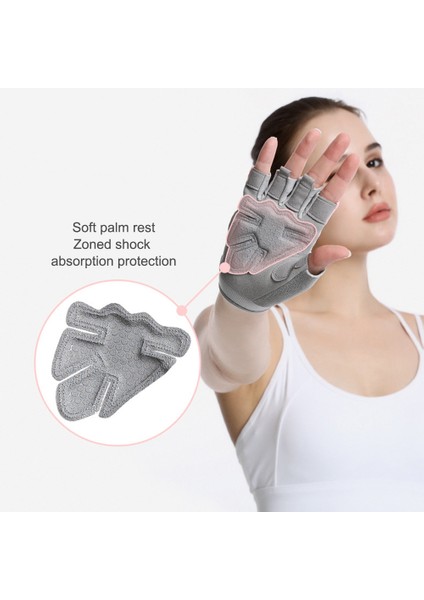 Siyah Stil S Boyutu Spor Eldiven Nefes Yarım Parmak Halter Eldiveni Etiket Şok Emme Koruma Spor Aksesuarları (Yurt Dışından) fiyatları