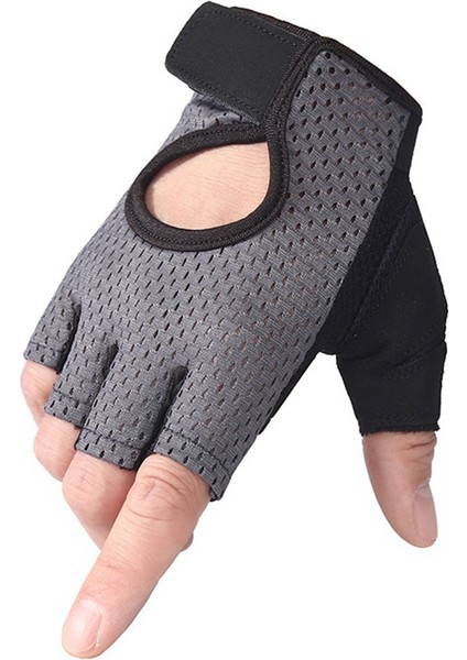 Gri Tarzı M Boyutu Aoutdoor9 Eldiven Motosiklet Bisiklet Aksesuarları Ekipman Kaleci Bisikleti Parmaksız Erkek Spor Halter Taktik Çalışma mt (Yurt Dışından)