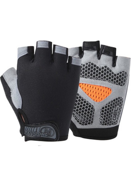 Mavi Stil L Boyutu Yaz Erkek Kadın Spor Eldiven Spor Salonu Halter Bisiklet Yoga Vücut Geliştirme Eğitimi Ince Nefes Alabilen Kaymaz Yarım Parmak Eldiven (Yurt Dışından) indirimleri