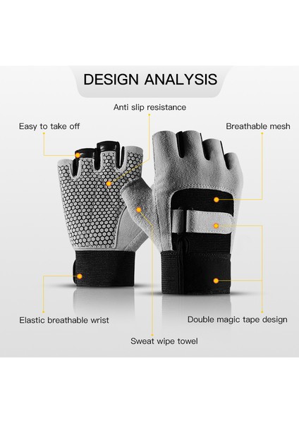 Bk Tarzı Xl Boyutu Spor Salonu Eldivenleri Parmaksız Nefes Halter Spor Eldivenleri Dambıl Erkek Kadın Ağırlık Kaldırma Spor Salonu Eldiveni Siyah (Yurt Dışından) modelleri