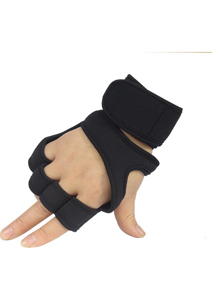 Bk Tarzı L Boyutu Havalandırmalı Ağırlık Kaldırma Egzersiz Eldivenleri Dahili Bilek Sargıları ile Erkekler ve Kadınlar Için Gym Fitness Çapraz Eğitim El Desteği (Yurt Dışından)