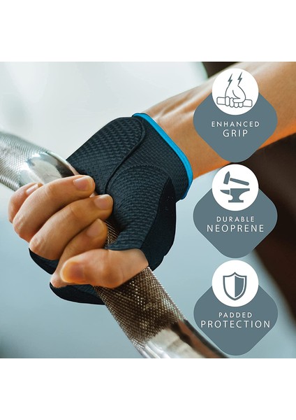 Gri Tarzı M Boyutu Spor Eldiven Erkek Kadın Açık Spor Yarım Parmak Eldiven Spor Salonu Ağırlık Kaldırma Kürek Egzersiz Deadlift Anti-Skid Darbeye Dayanıklı (Yurt Dışından) fırsatları